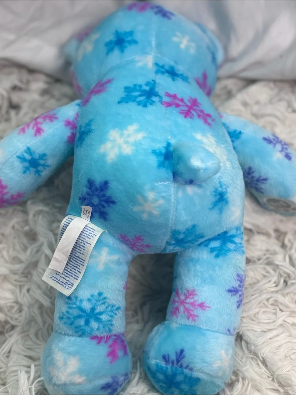 Build a Bear RARE 2019 Snowflake Plush Teddy Bear - Snow Much Fun Stuffed plush